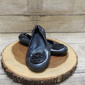 Tory Burch Deep Navy Flats